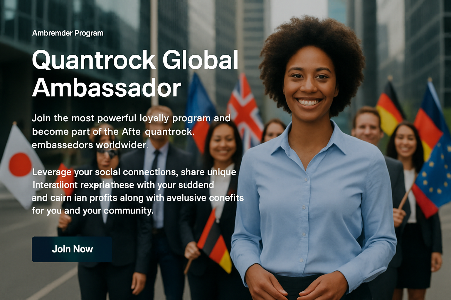 Quantrock ambassadors worldwide
